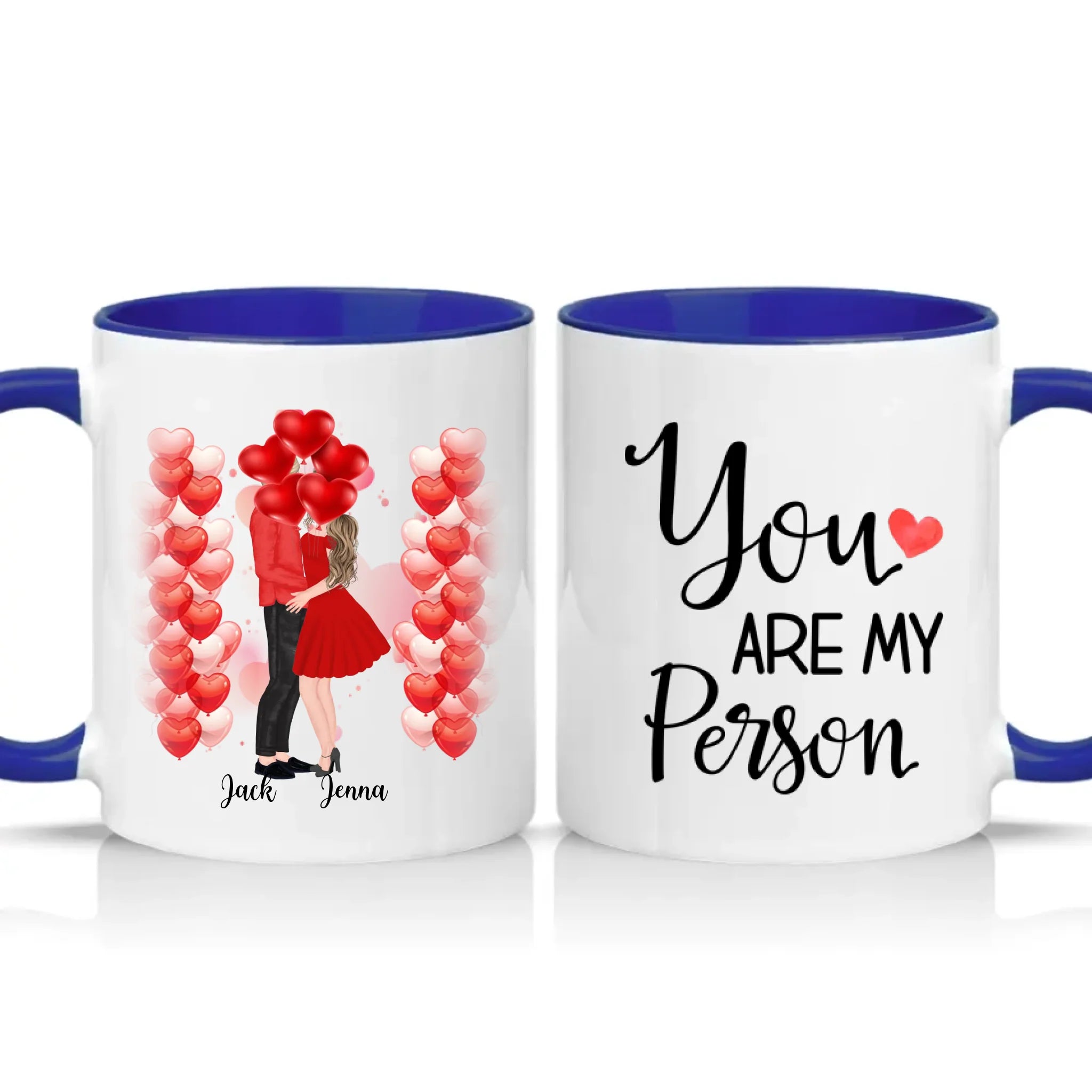 Two Tone 11oz Mug Dark Blue