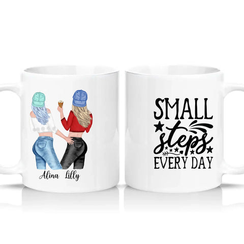 Two Tone 11oz Mug White