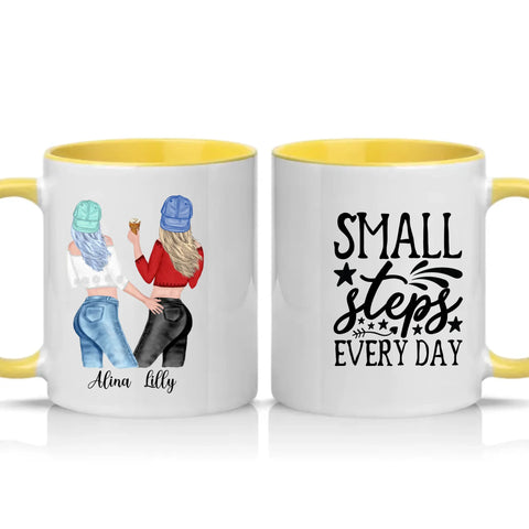 Two Tone 11oz Mug Yellow