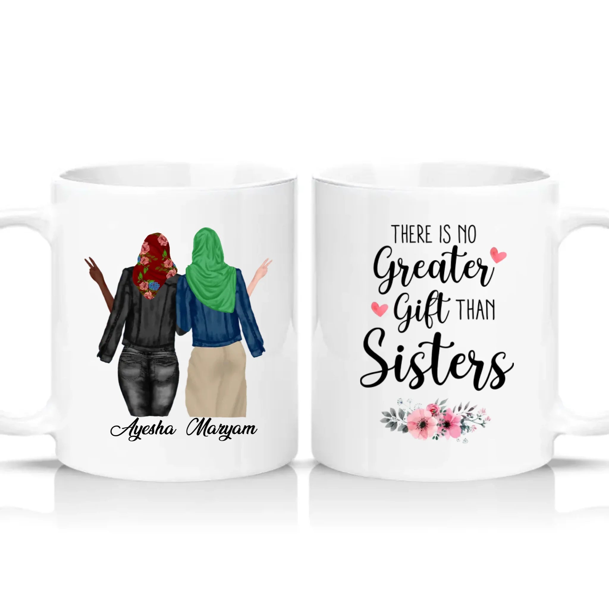 Two Tone 11oz Mug White