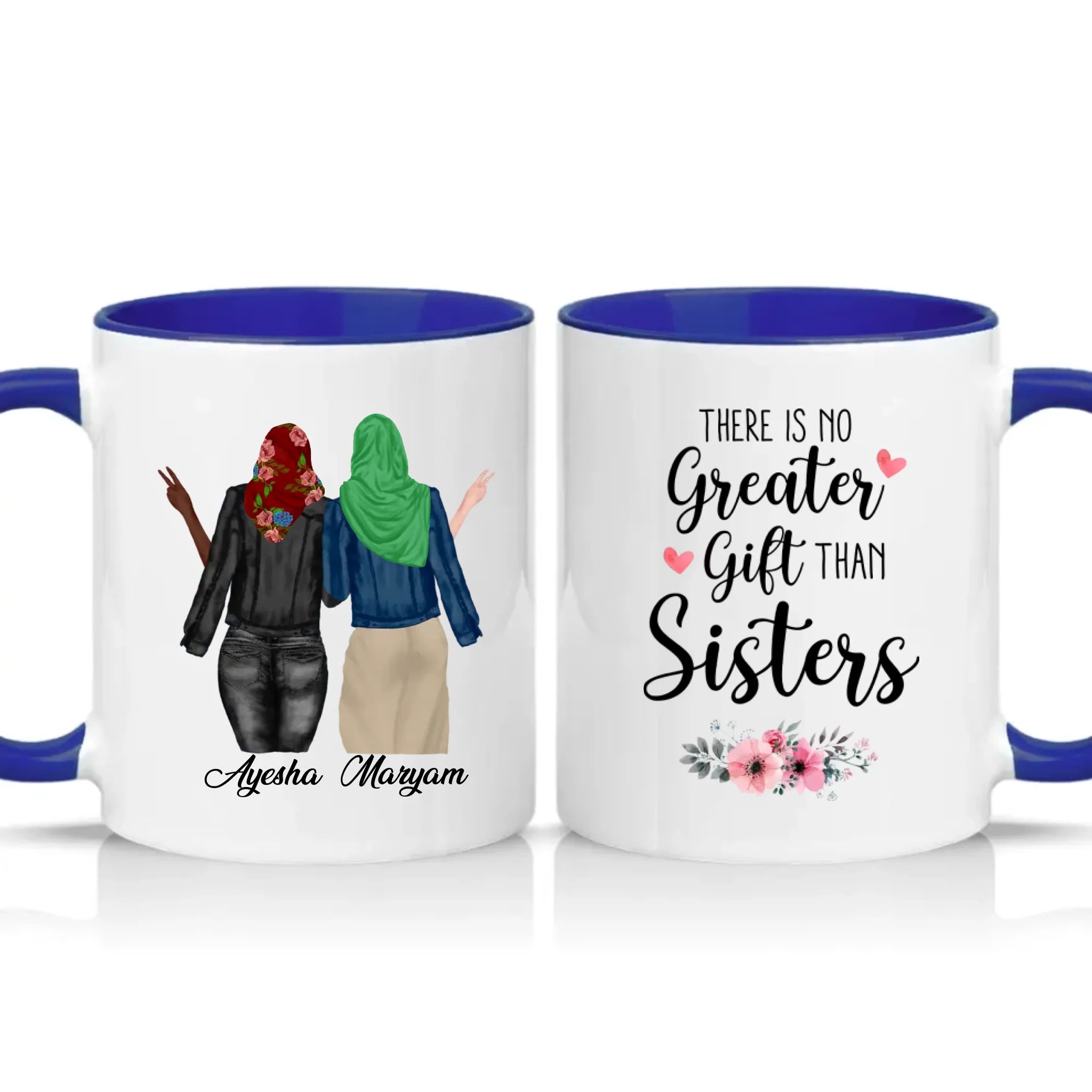 Two Tone 11oz Mug Dark Blue