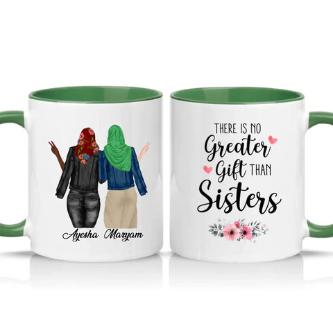 Two Tone 11oz Mug Racing Green