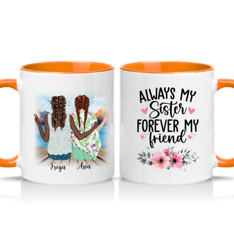 Two Tone 11oz Mug Orange