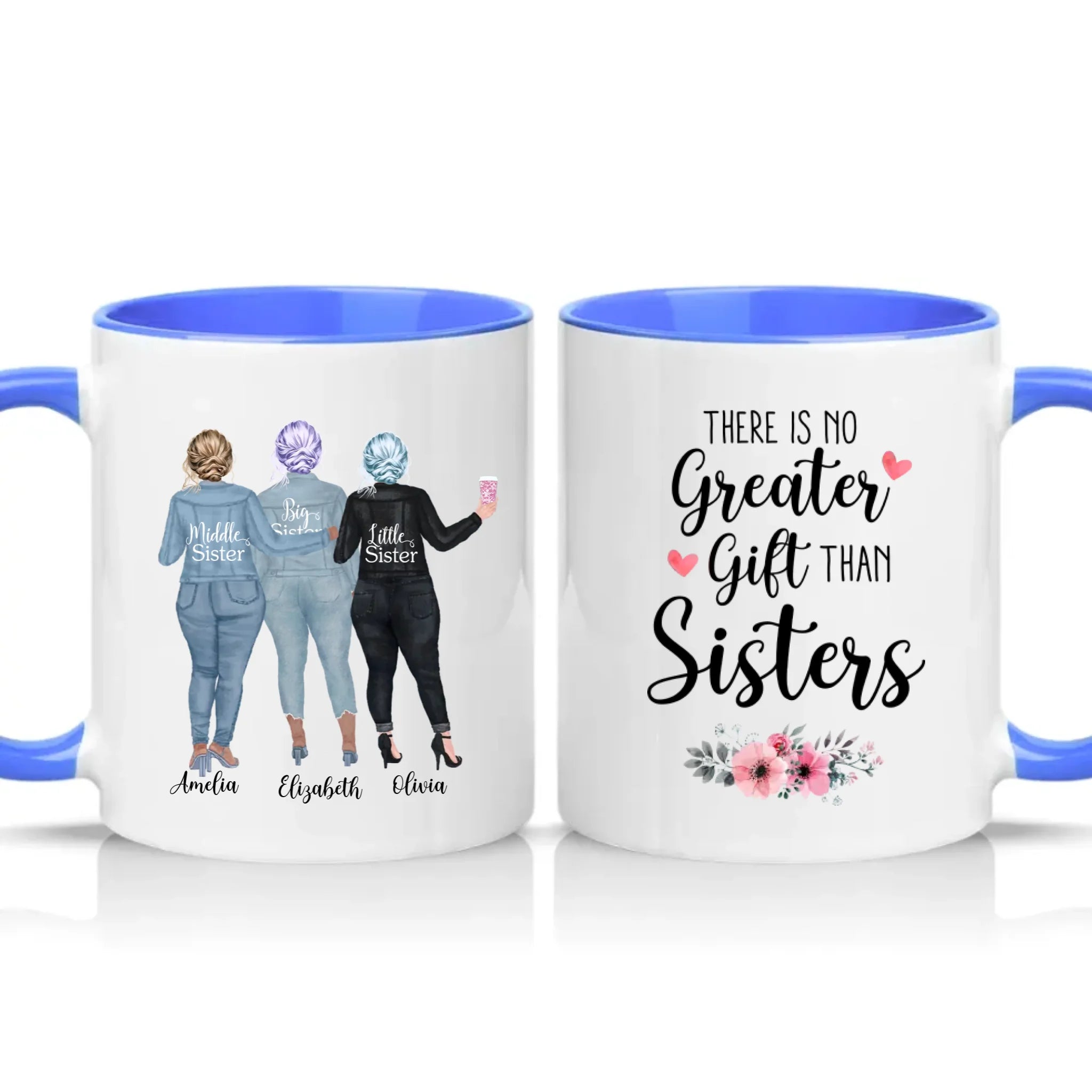 Two Tone 11oz Mug Medium Blue