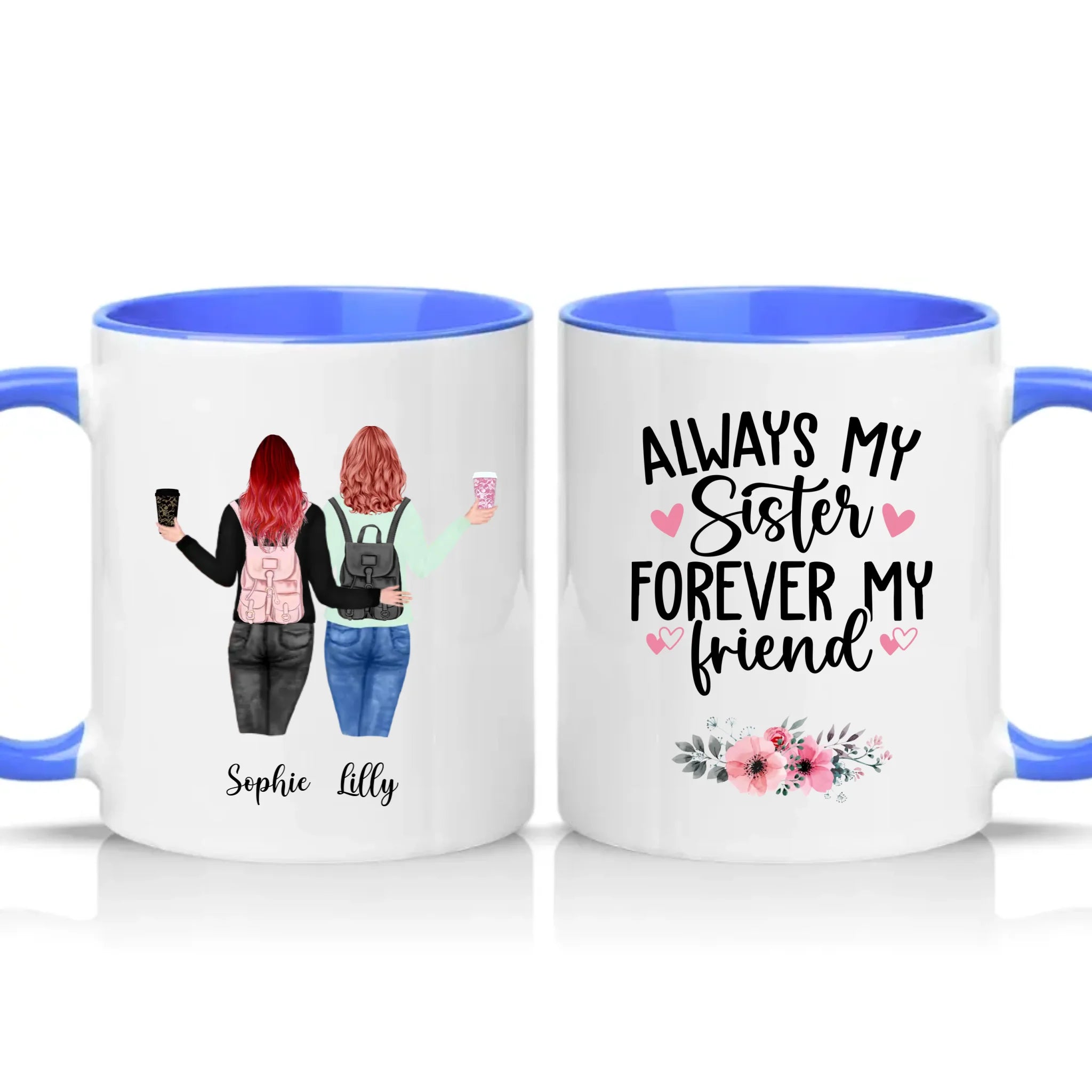 Two Tone 11oz Mug Medium Blue