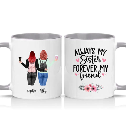 Two Tone 11oz Mug Grey