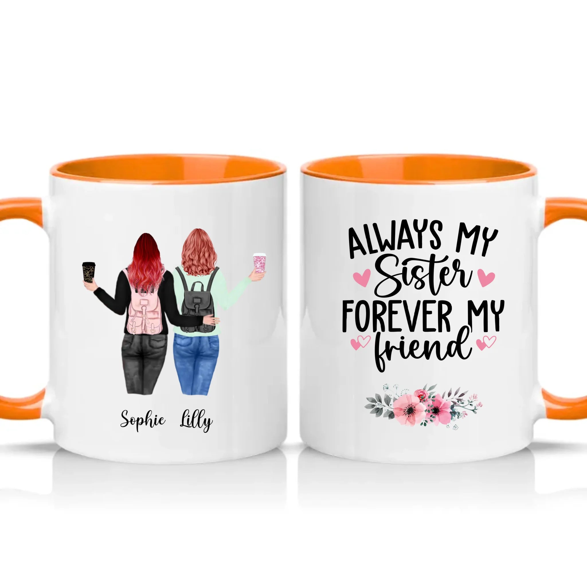 Two Tone 11oz Mug Orange