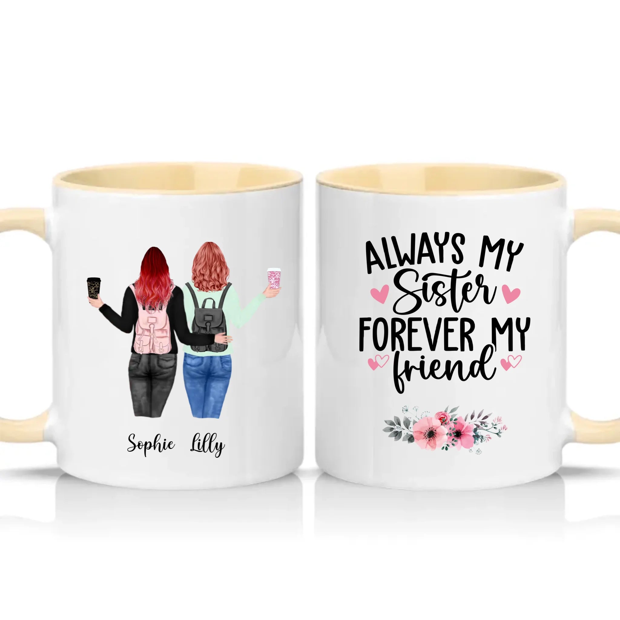 Two Tone 11oz Mug Cream
