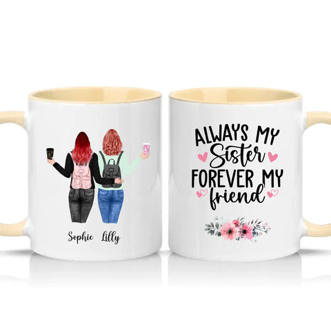 Two Tone 11oz Mug Cream