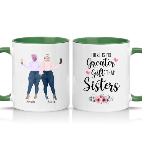 Two Tone 11oz Mug Racing Green
