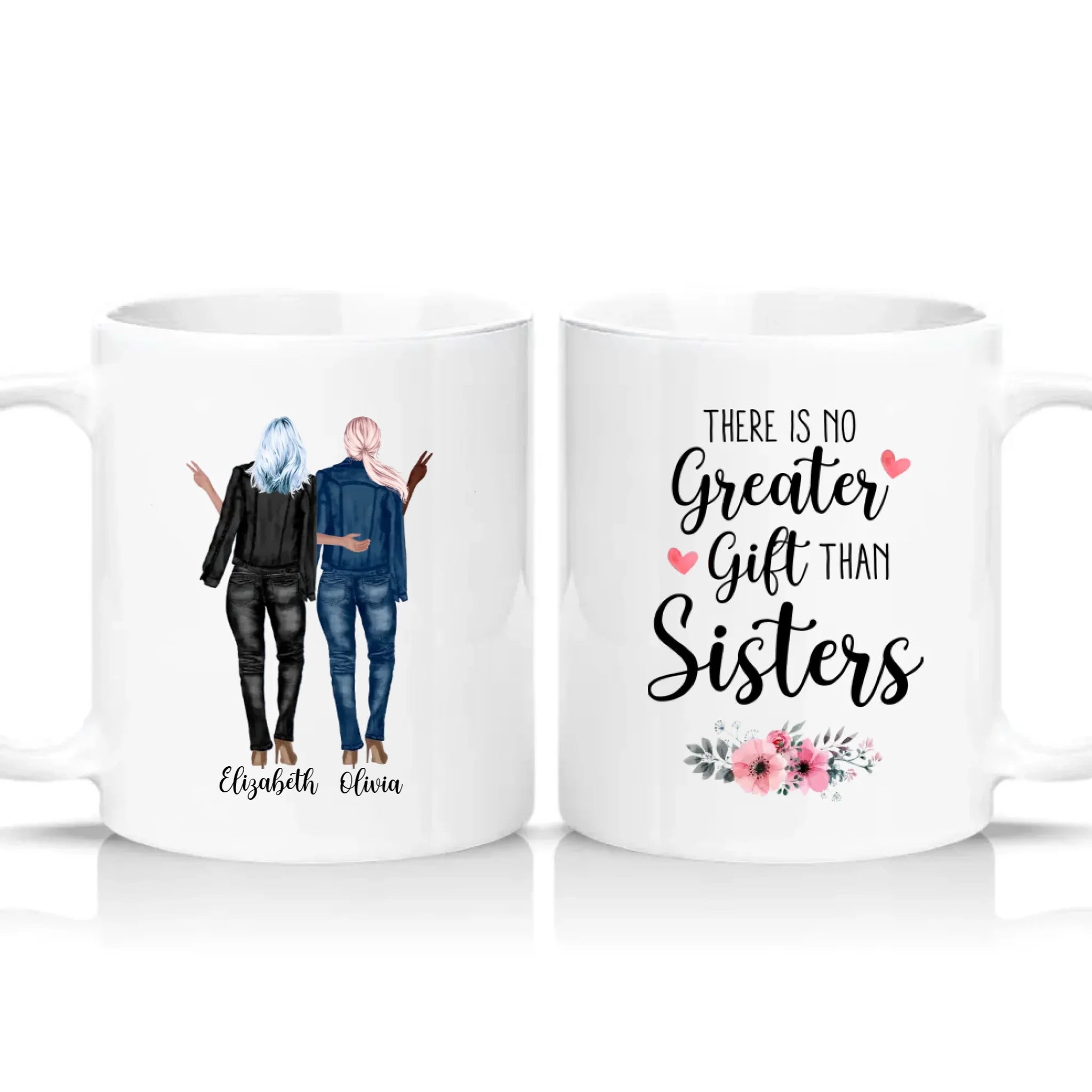 Two Tone 11oz Mug White