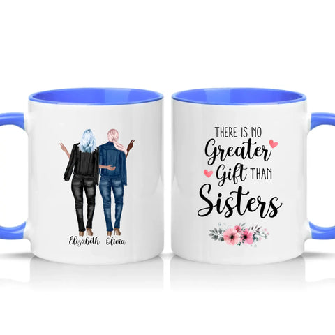 Two Tone 11oz Mug Medium Blue