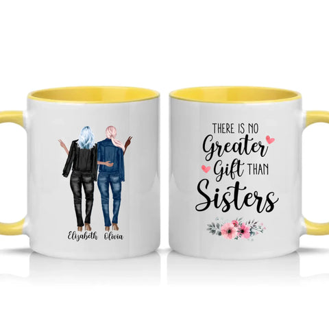 Two Tone 11oz Mug Yellow