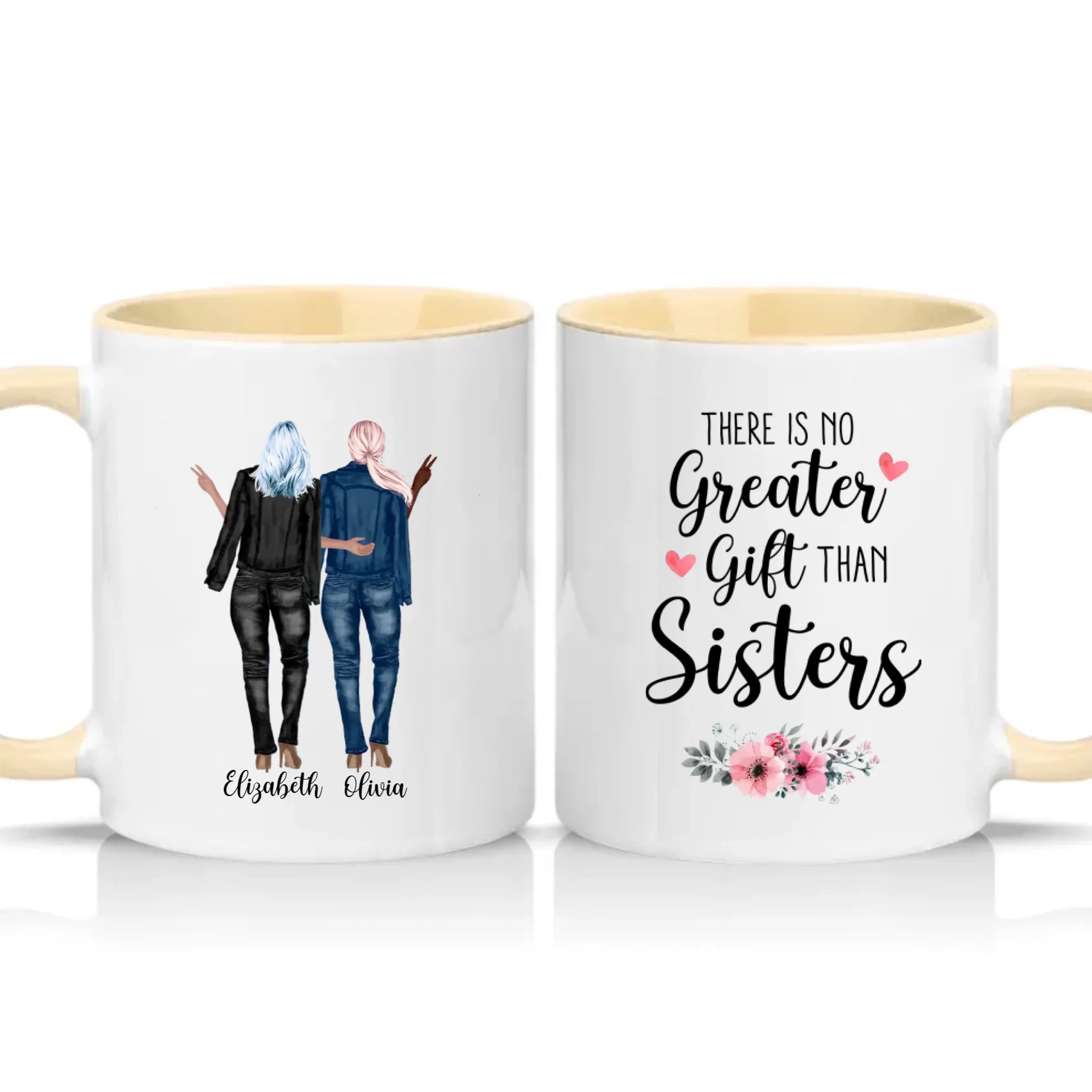 Two Tone 11oz Mug Cream
