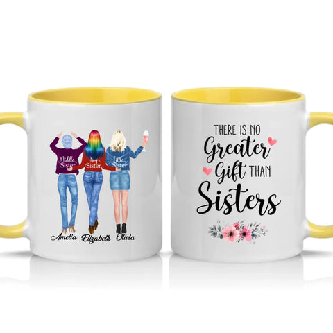Two Tone 11oz Mug Yellow