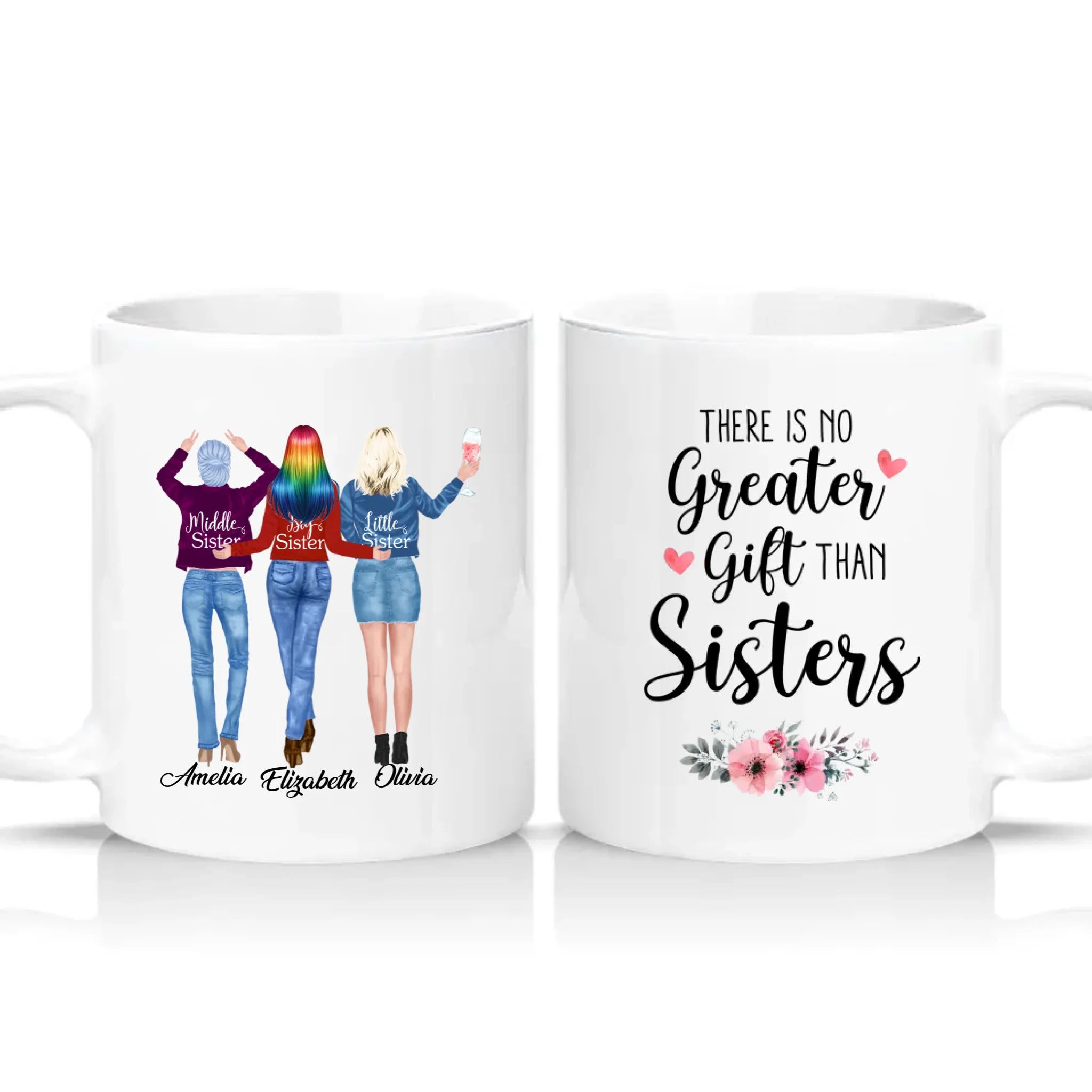 Two Tone 11oz Mug White
