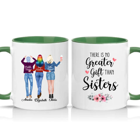 Two Tone 11oz Mug Racing Green