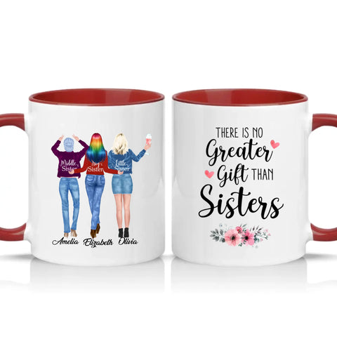 Two Tone 11oz Mug Burgundy