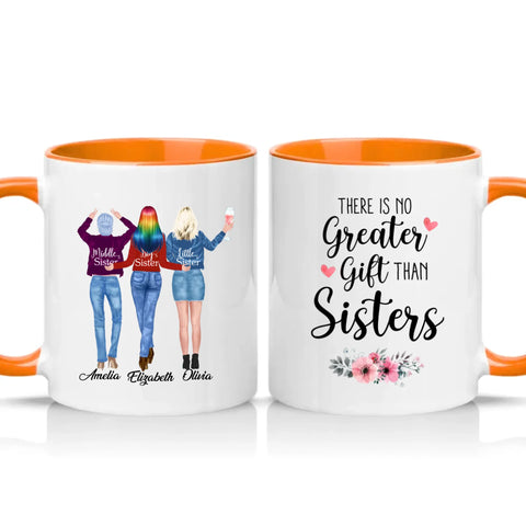 Two Tone 11oz Mug Orange