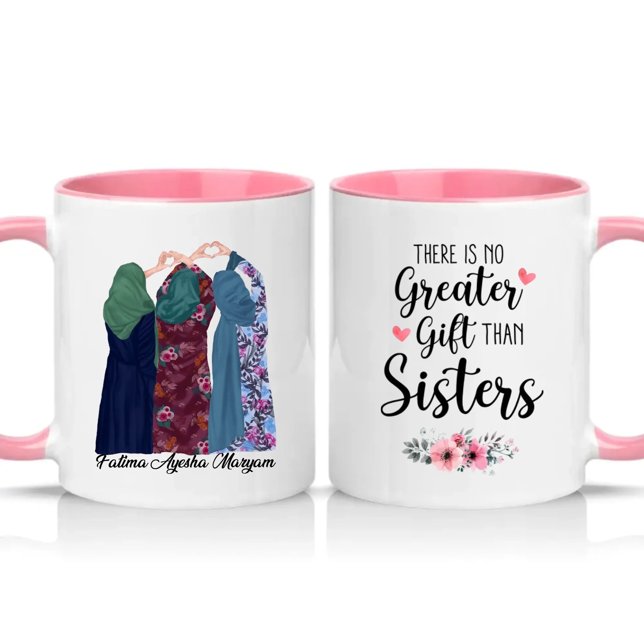 Two Tone 11oz Mug Pink
