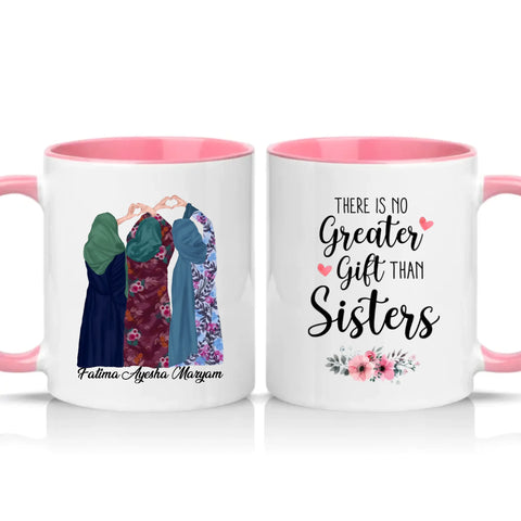 Two Tone 11oz Mug Pink
