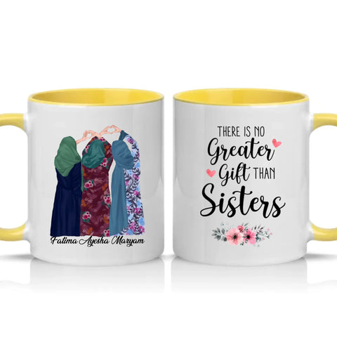 Two Tone 11oz Mug Yellow