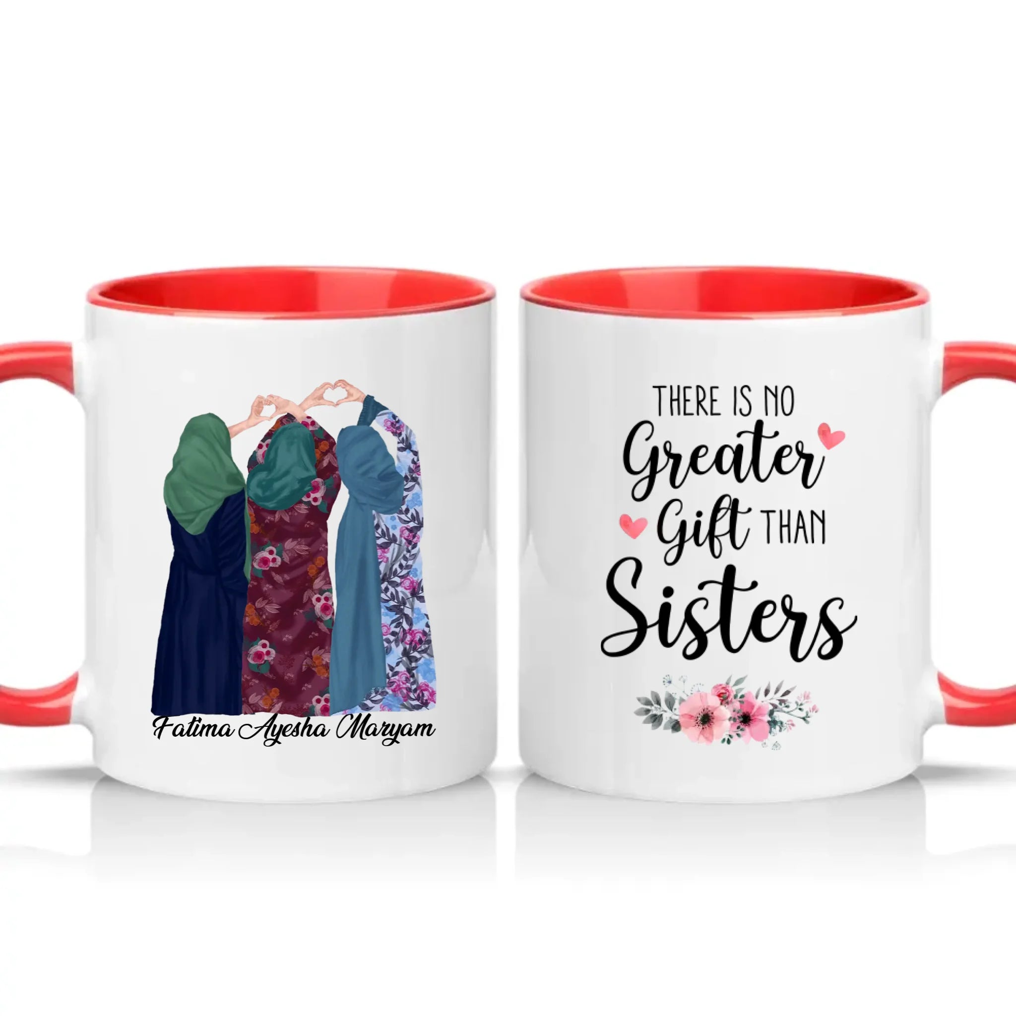 Two Tone 11oz Mug Red
