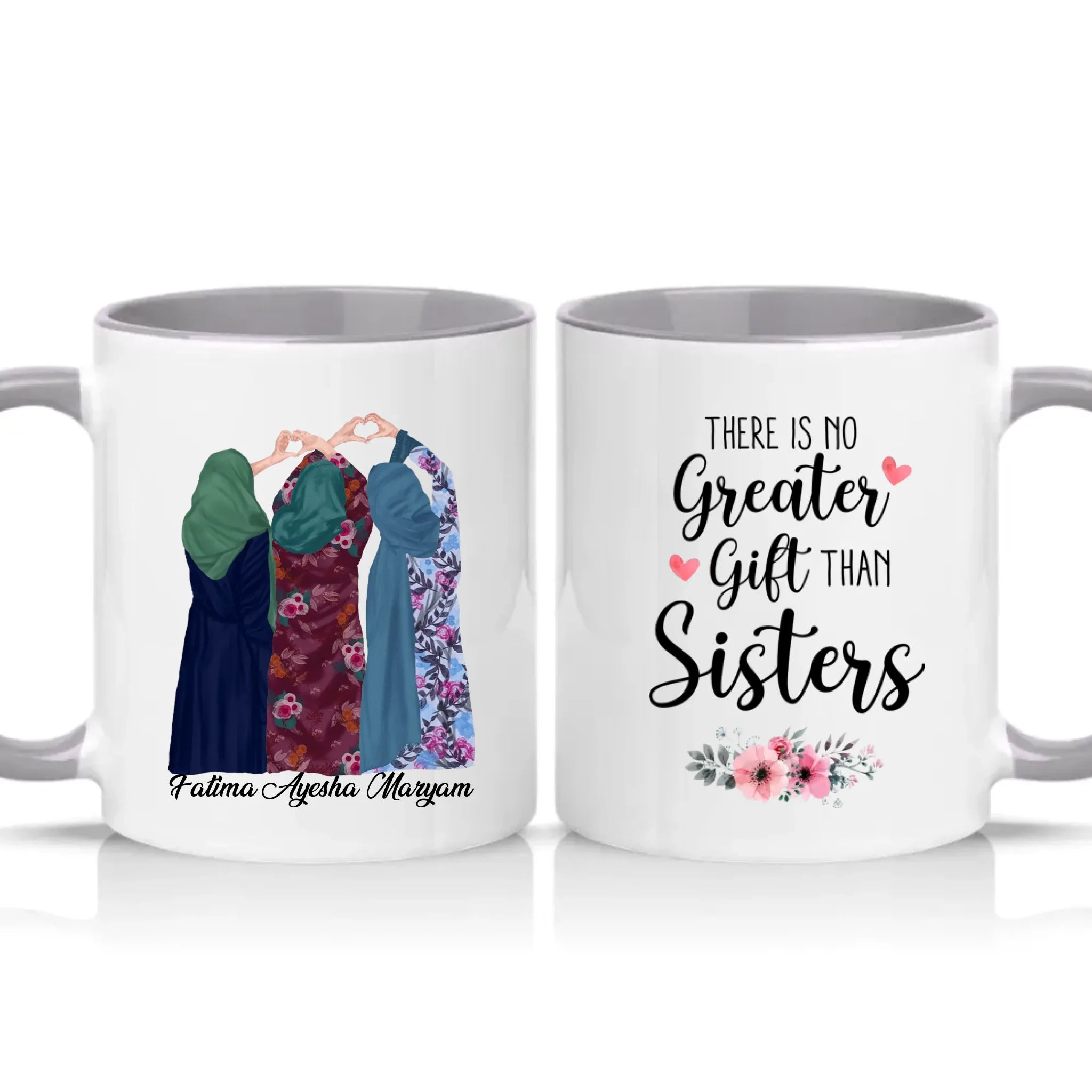 Two Tone 11oz Mug Grey