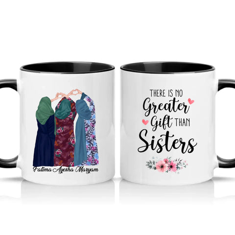 Two Tone 11oz Mug Black