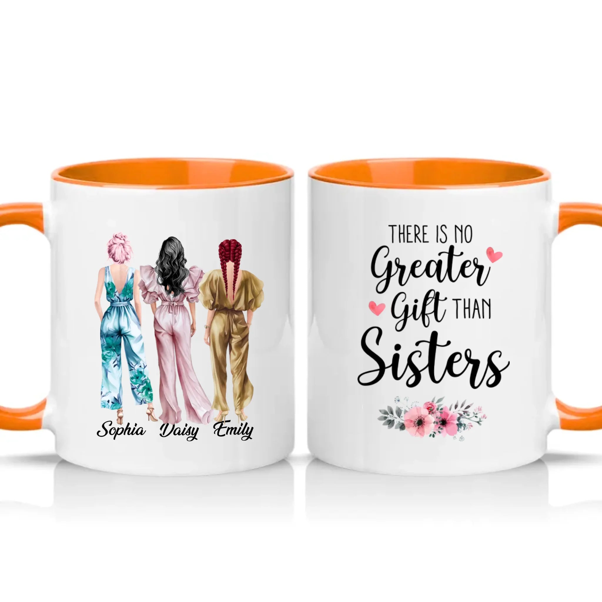 Two Tone 11oz Mug Orange