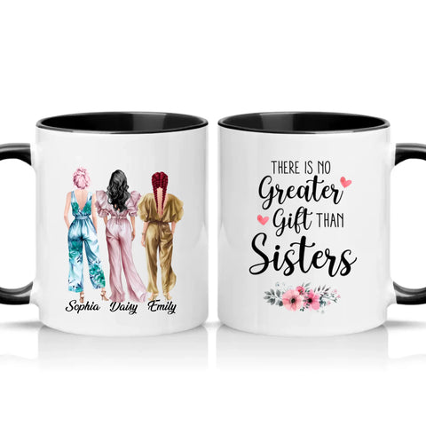 Two Tone 11oz Mug Black