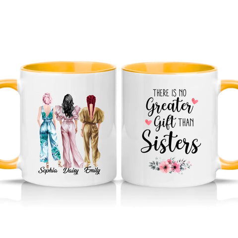 Two Tone 11oz Mug Golden Yellow