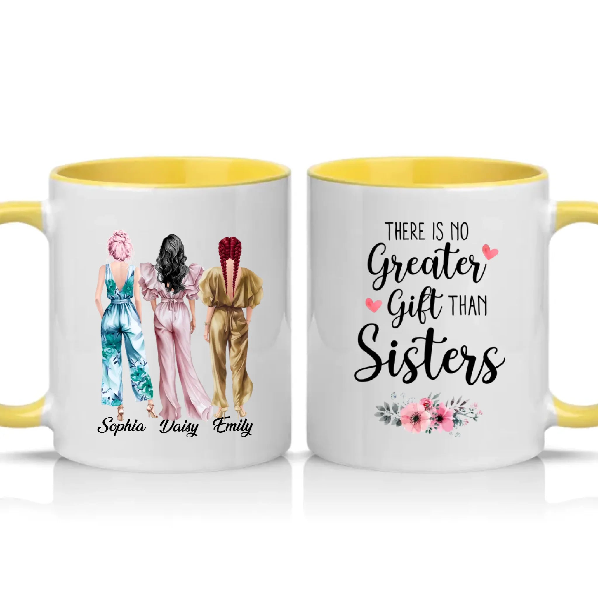 Two Tone 11oz Mug Yellow