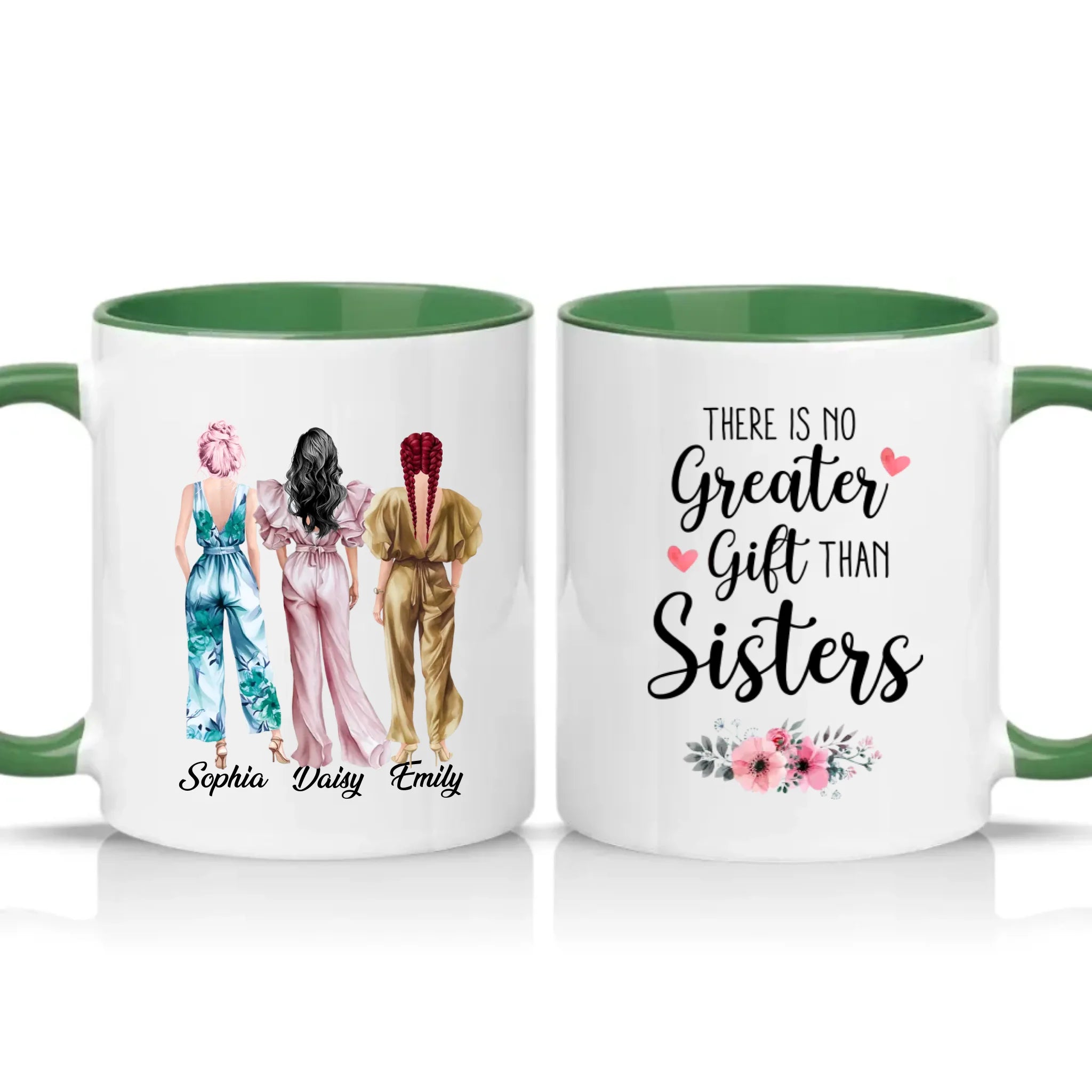 Two Tone 11oz Mug Racing Green