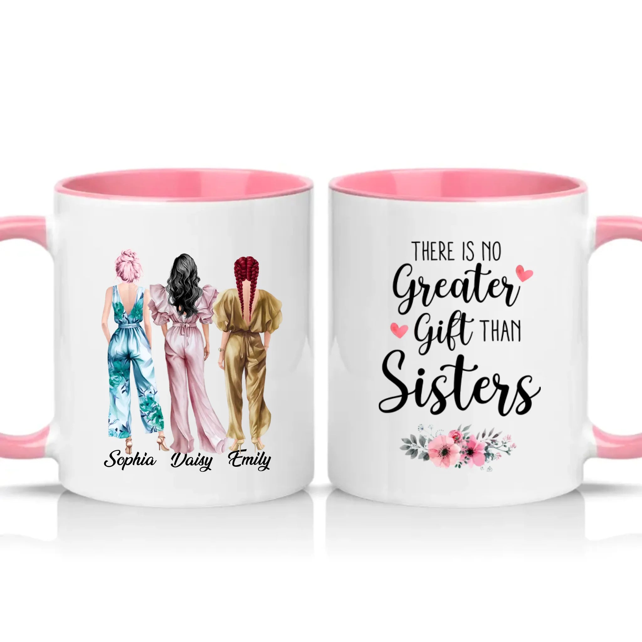 Two Tone 11oz Mug Pink