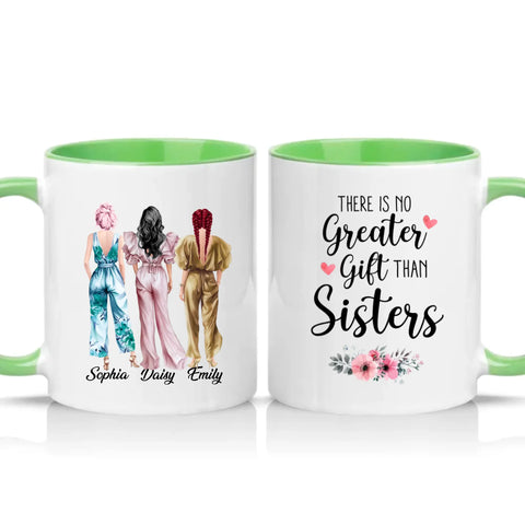Two Tone 11oz Mug Green