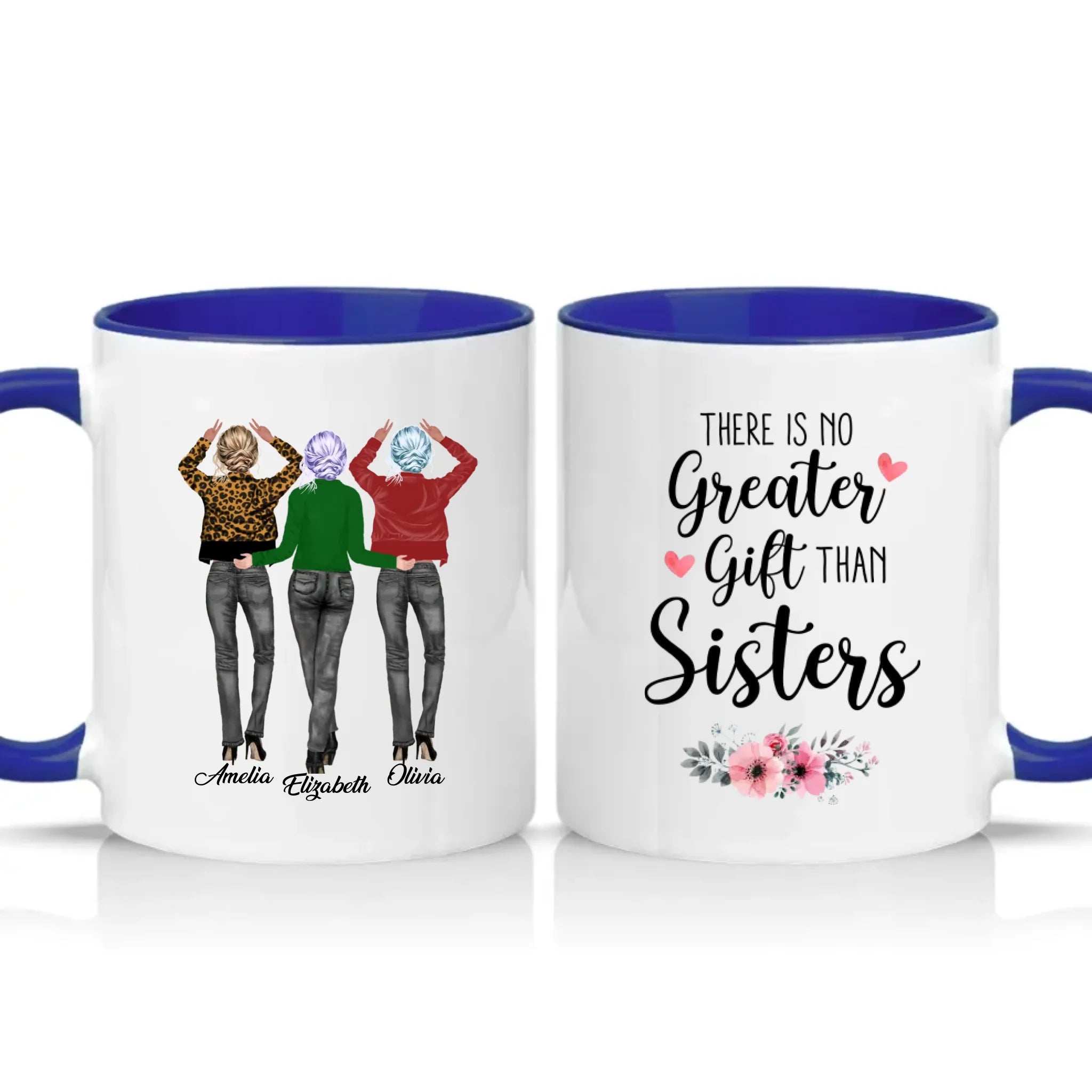 Two Tone 11oz Mug Dark Blue