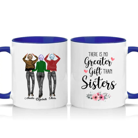 Two Tone 11oz Mug Dark Blue