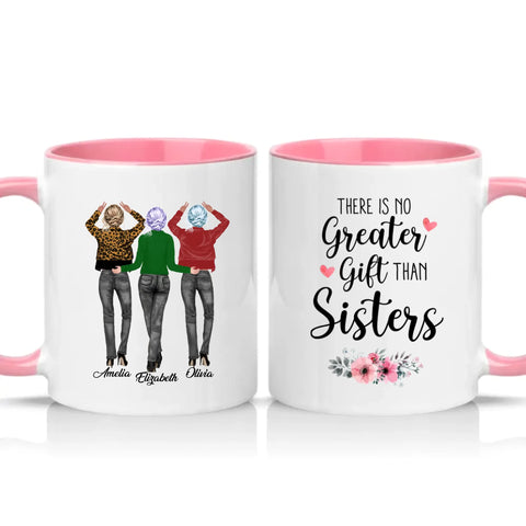 Two Tone 11oz Mug Pink