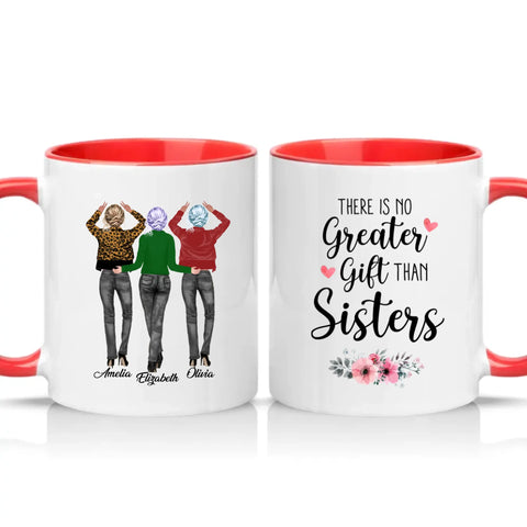 Two Tone 11oz Mug Red