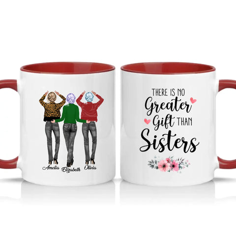 Two Tone 11oz Mug Burgundy