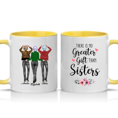 Two Tone 11oz Mug Yellow
