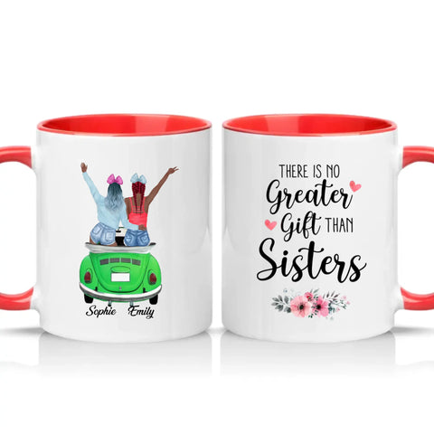 Two Tone 11oz Mug Red