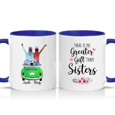 Two Tone 11oz Mug Dark Blue