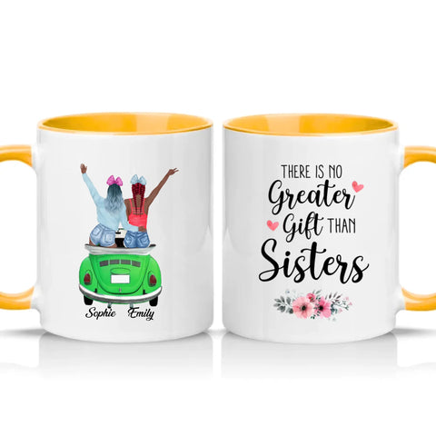 Two Tone 11oz Mug Golden Yellow