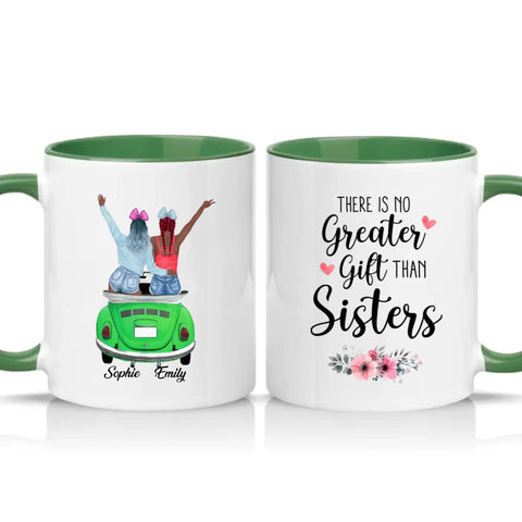 Two Tone 11oz Mug Racing Green