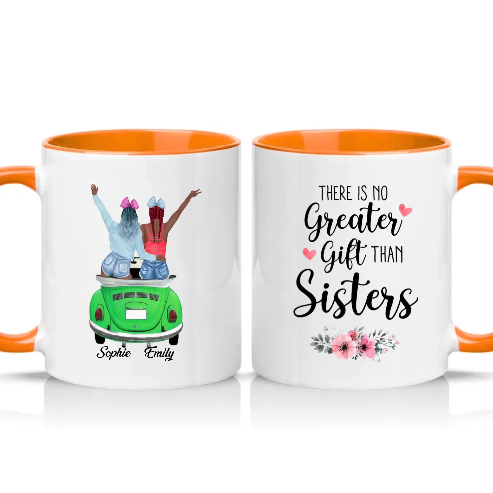 Two Tone 11oz Mug Orange