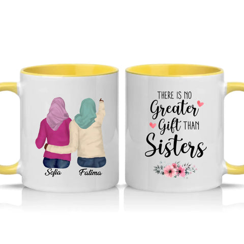 Two Tone 11oz Mug Yellow