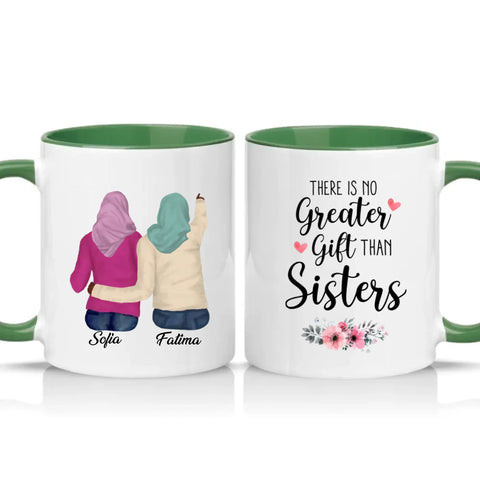 Two Tone 11oz Mug Racing Green