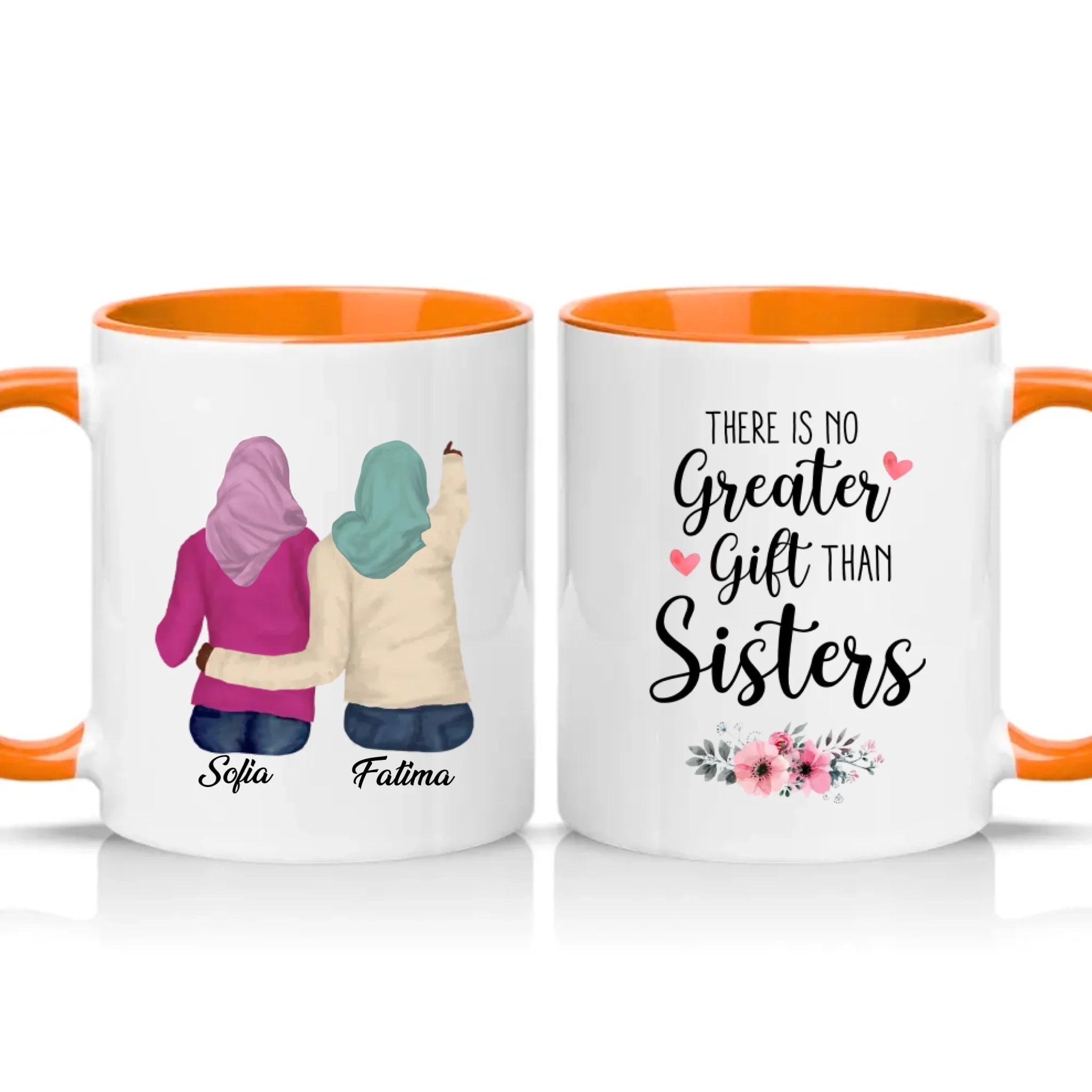 Two Tone 11oz Mug Orange
